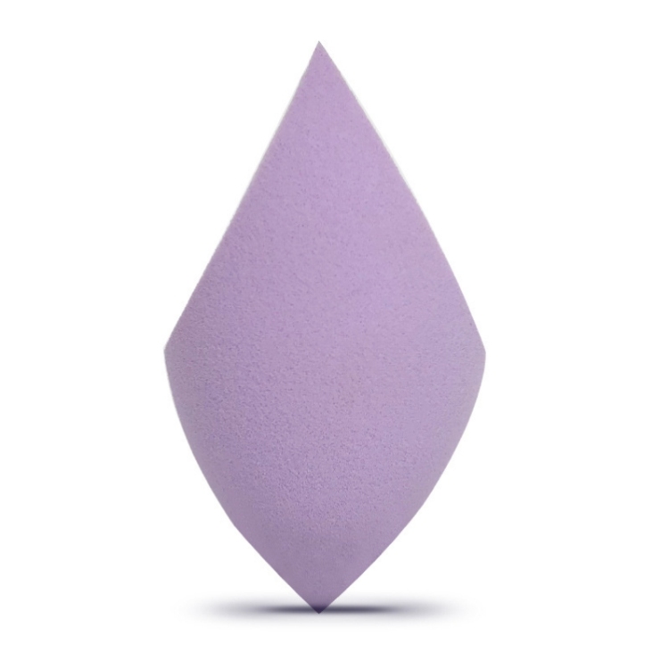Factory wholesale non-latex rocket-head olive diagonally cut in two pieces powder puffs, irregular-shaped dry and wet dual-purpose beauty eggs Application Scenario