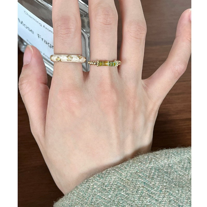 New Chinese-style rabbit oil-dripping open ring, niche and unique index finger ring, fashionable and versatile, high-end ring wholesale for women pic 23