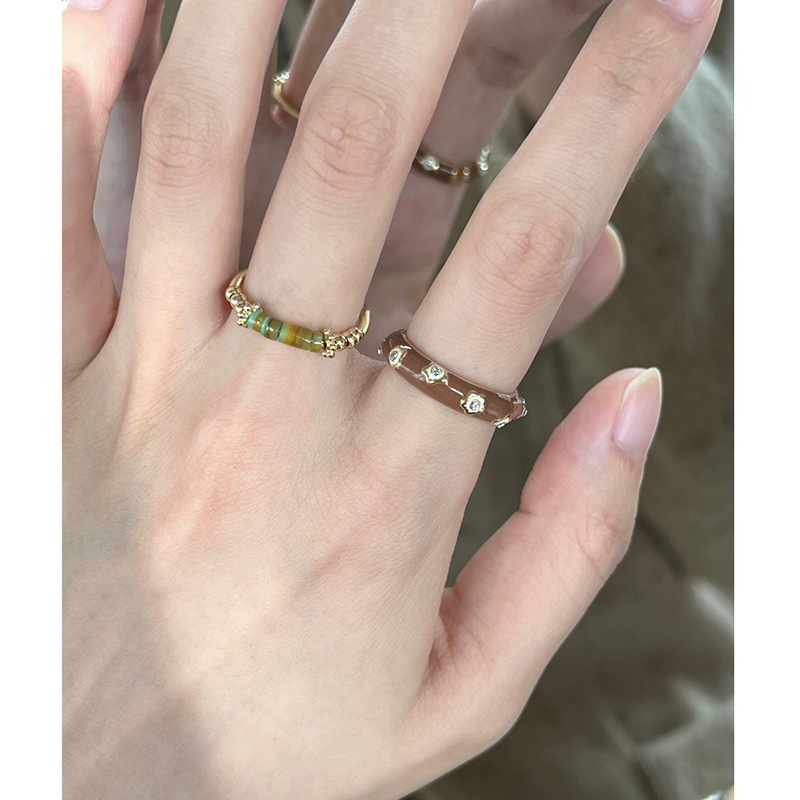 New Chinese-style rabbit oil-dripping open ring, niche and unique index finger ring, fashionable and versatile, high-end ring wholesale for women pic 33