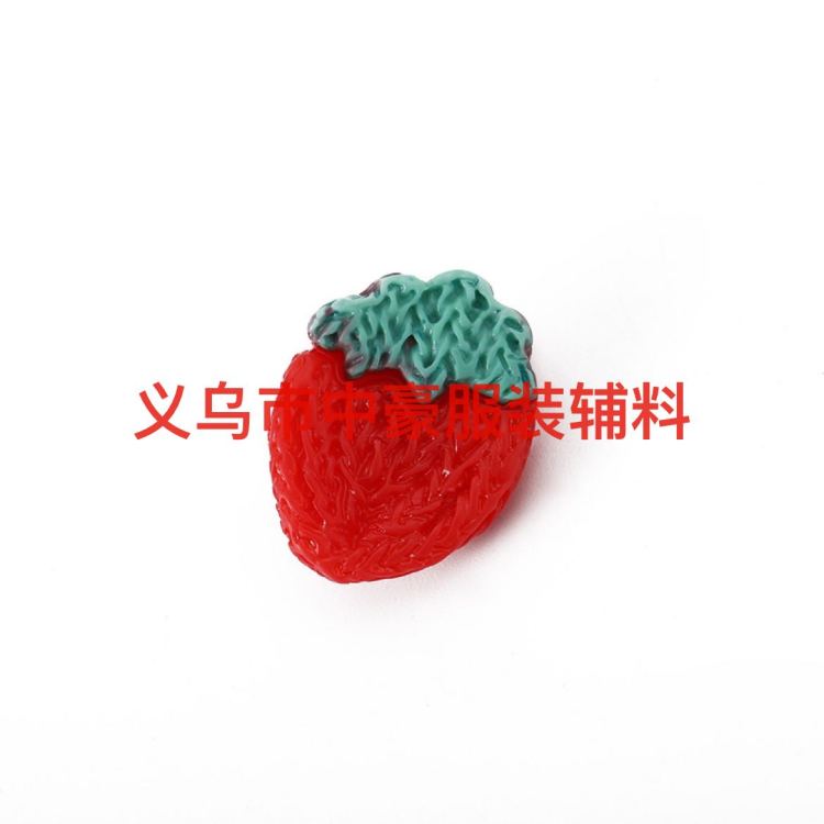 Wholesale of diy children's cartoon color buttons, cute color fruits, mini flowers, children's buttons and accessories Application Scenario
