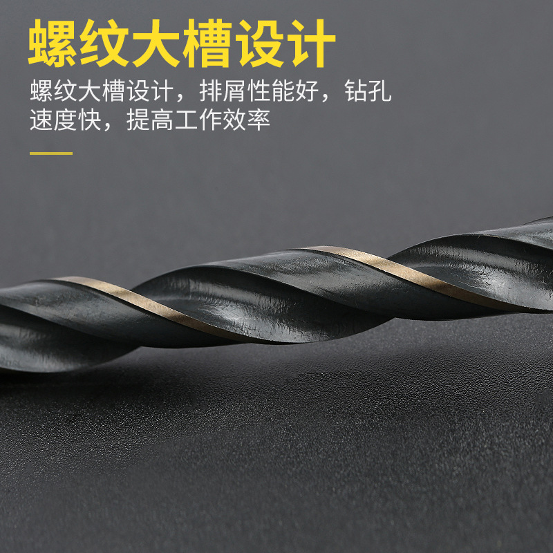 Persian 1-10mm stainless steel metal special high-speed steel electric drill for drilling, rotary head straight shank twist drill bit details Picture