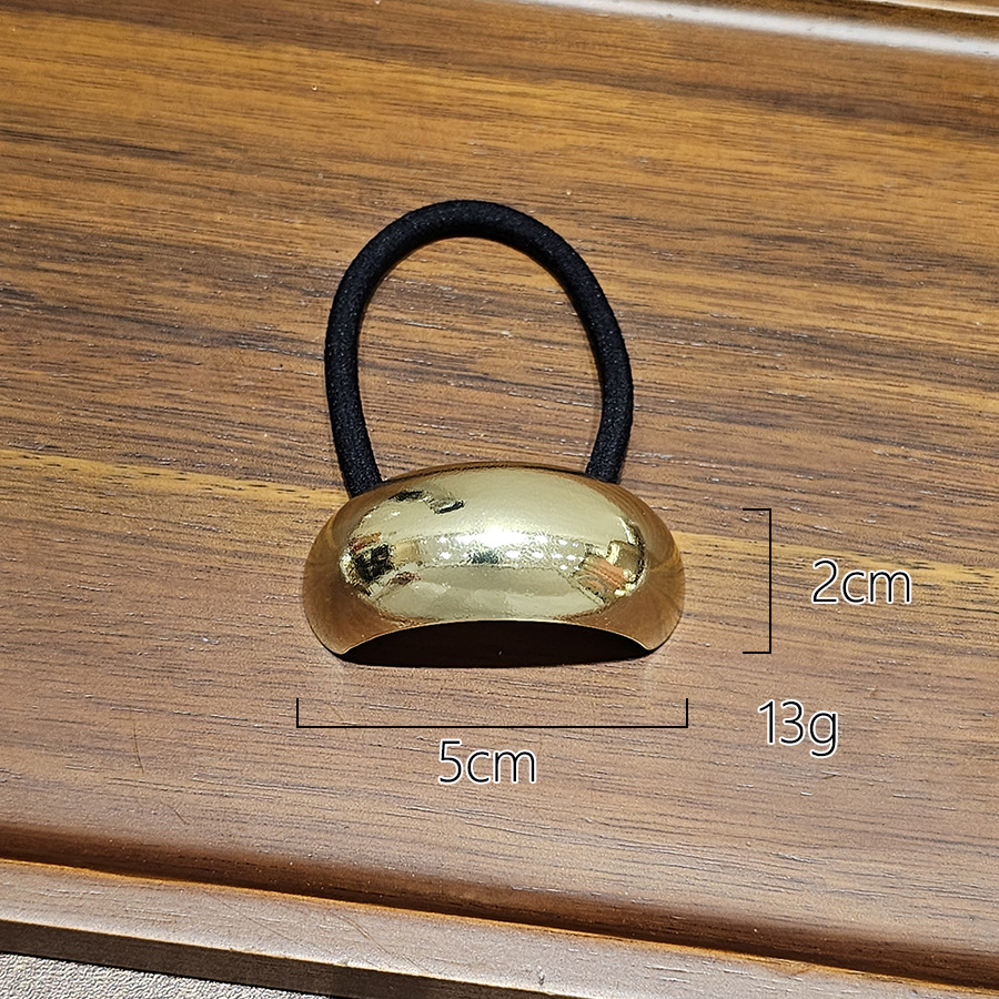 跨境金属弹力发圈发绳复古头绳头饰alloy hairband详情2