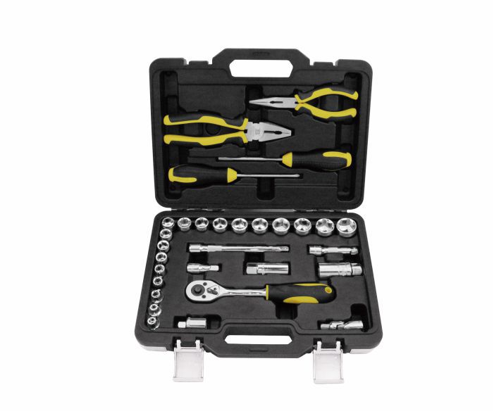 Persian Tools 10mm Series 30-piece sleeve Comprehensive Set, Zhongfei sleeve Toolbox for Auto repair BS511330