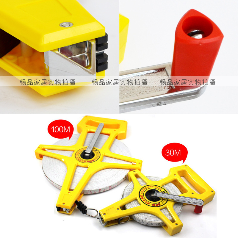 Persian tool fiber frame type tape measure 30m, 50m, 100m tape measure, engineering tape measure, fiber tape measure BS143001 Specification image