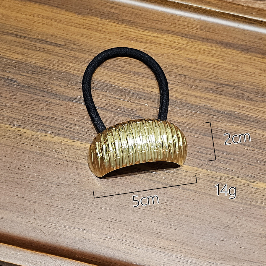 跨境金属弹力发圈发绳复古头绳头饰alloy hairband详情3