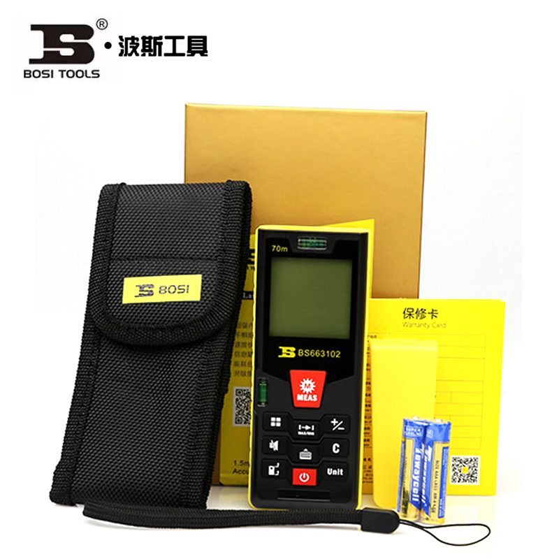 Persian Tools' laser rangefinders are highly accurate, infrared measuring instruments, handheld distance measuring instruments, and electronic rulers Specification image