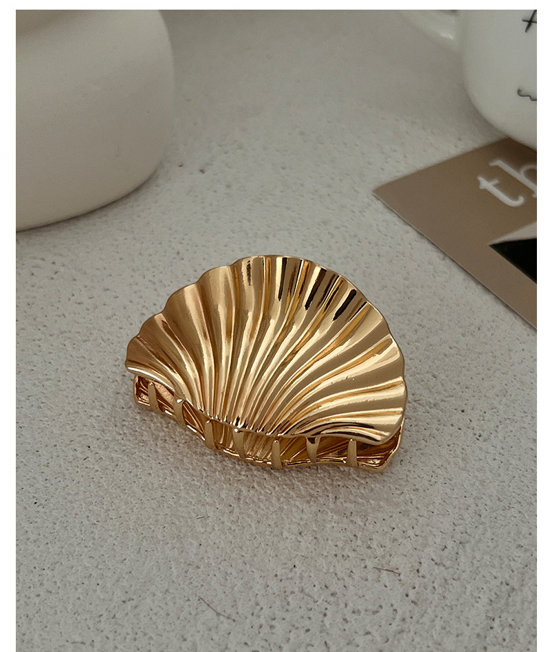 欧美跨境头饰批发大号贝壳发夹合金抓夹ins发抓详情8
