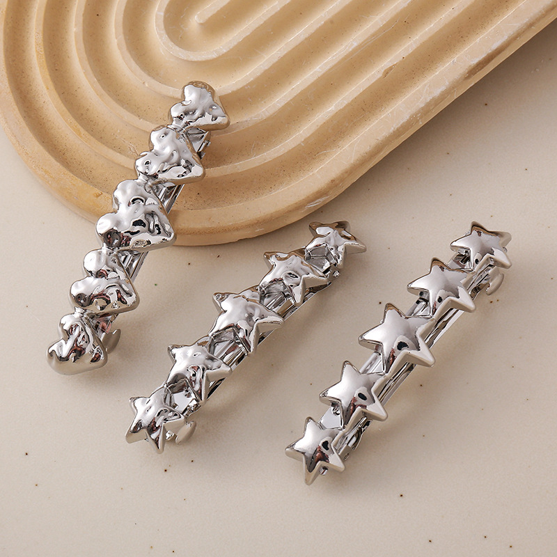 现货新款合金发夹欧美风弹簧夹厂家批发hairclip详情24