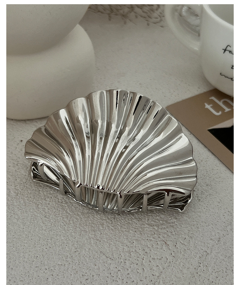 欧美跨境头饰批发大号贝壳发夹合金抓夹ins发抓详情9