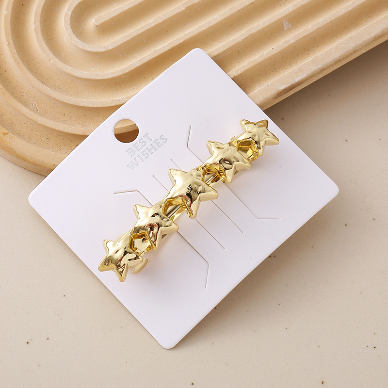 现货新款合金发夹欧美风弹簧夹厂家批发hairclip详情8