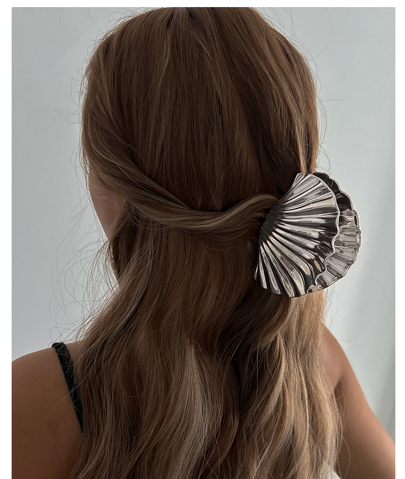 欧美跨境头饰批发大号贝壳发夹合金抓夹ins发抓详情4