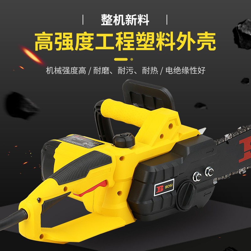 Persian handheld electric saw for logging, household multi-functional chain saw for tree cutting, high-power woodworking electric chain saw details Picture