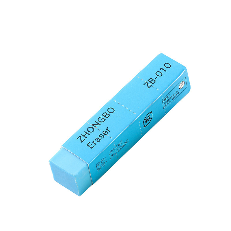 Student long colored erasers for writing, clean erasers for exams, wholesale of student and children's learning supplies, erasers, stationery for primary school students details Picture