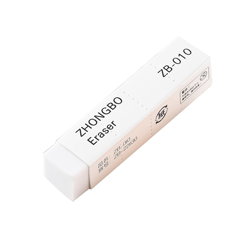 Student long colored erasers for writing, clean erasers for exams, wholesale of student and children's learning supplies, erasers, stationery for primary school students Specification drawing
