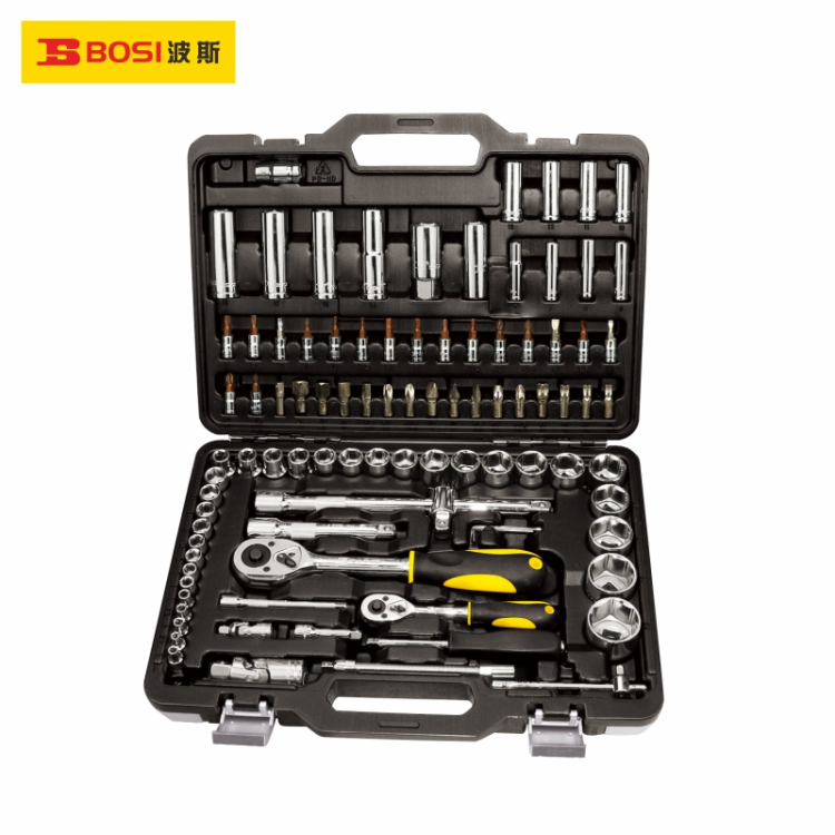 Persian Tools 94-piece set metric sleeve set 1/4 1/2 series machine repair set Auto repair set genuine product Item Picture