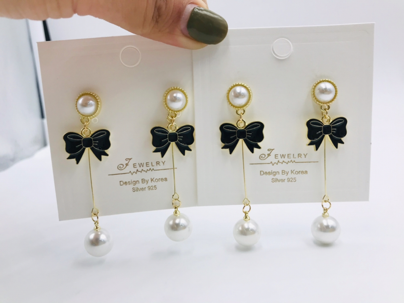 s925银针时尚耳钉耳环小香风毛球吊坠耳针韩版气质耳钉耳饰饰品详情9