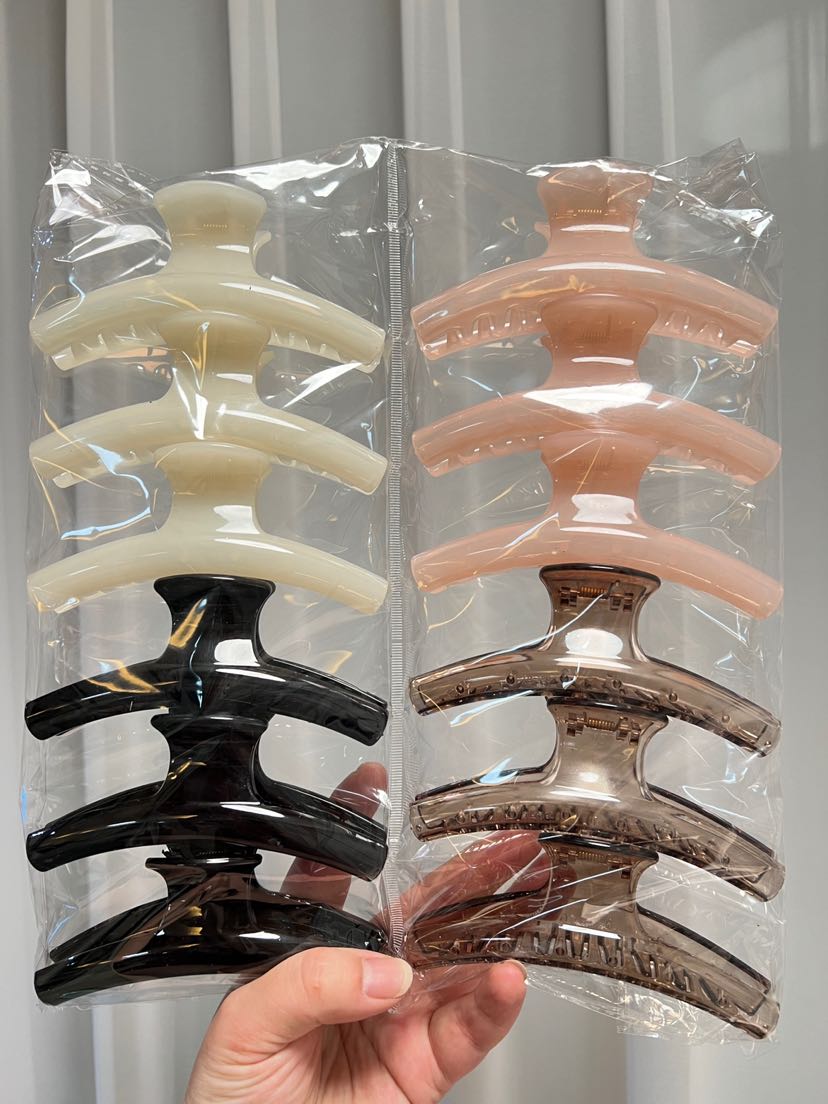 High-end and elegant hairpin at the back of the head, wavy hair clip, a new type of shark clip headwear and hair accessory that is popular among Internet celebrities pic 17