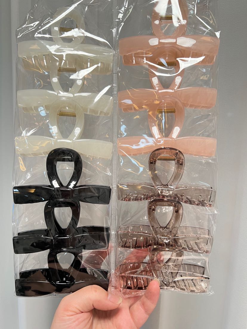 High-end and elegant hairpin at the back of the head, wavy hair clip, a new type of shark clip headwear and hair accessory that is popular among Internet celebrities pic 15