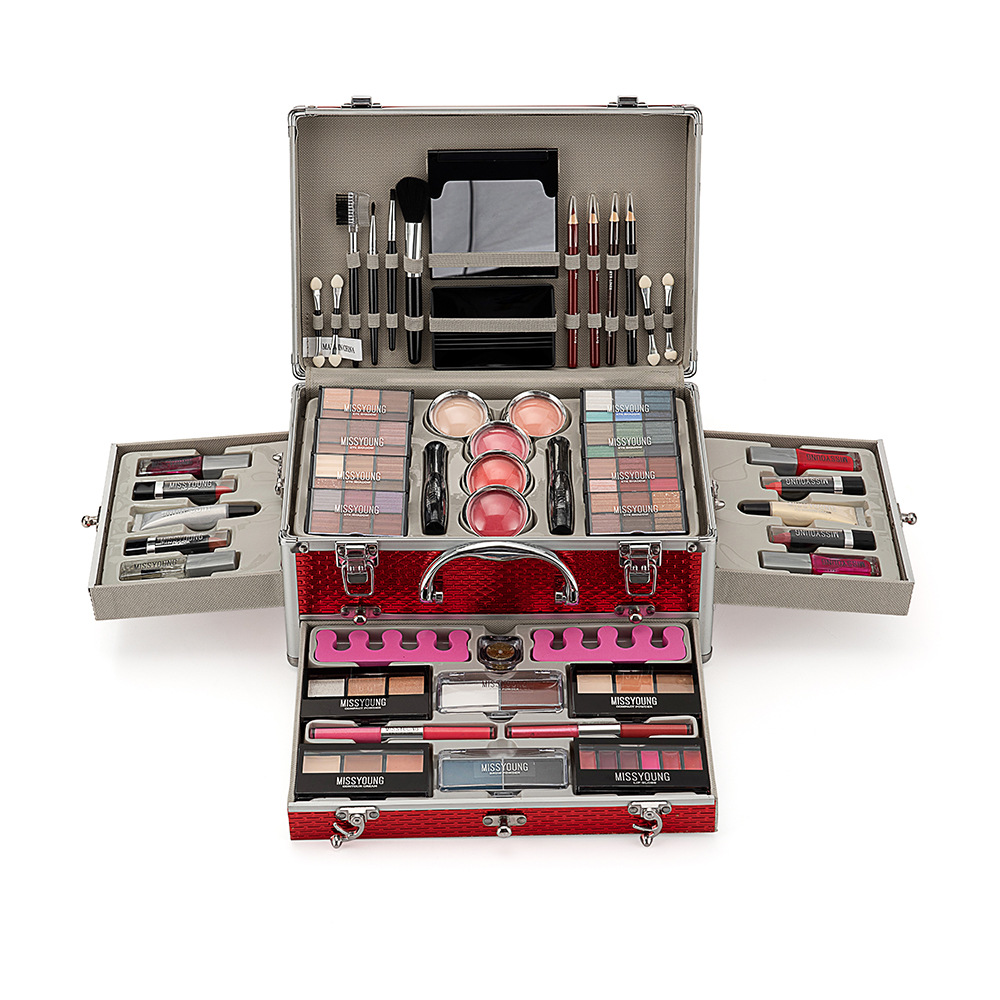 外贸彩妆套装美妆礼品化妆品套装化妆师专用眼影口红睫毛膏