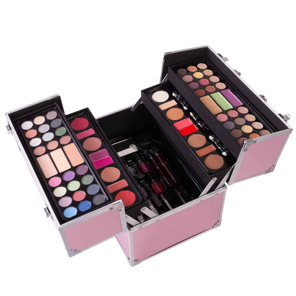 Miss Young外贸爆款化妆品套装美妆礼品组合套装眼影盘口红指甲油