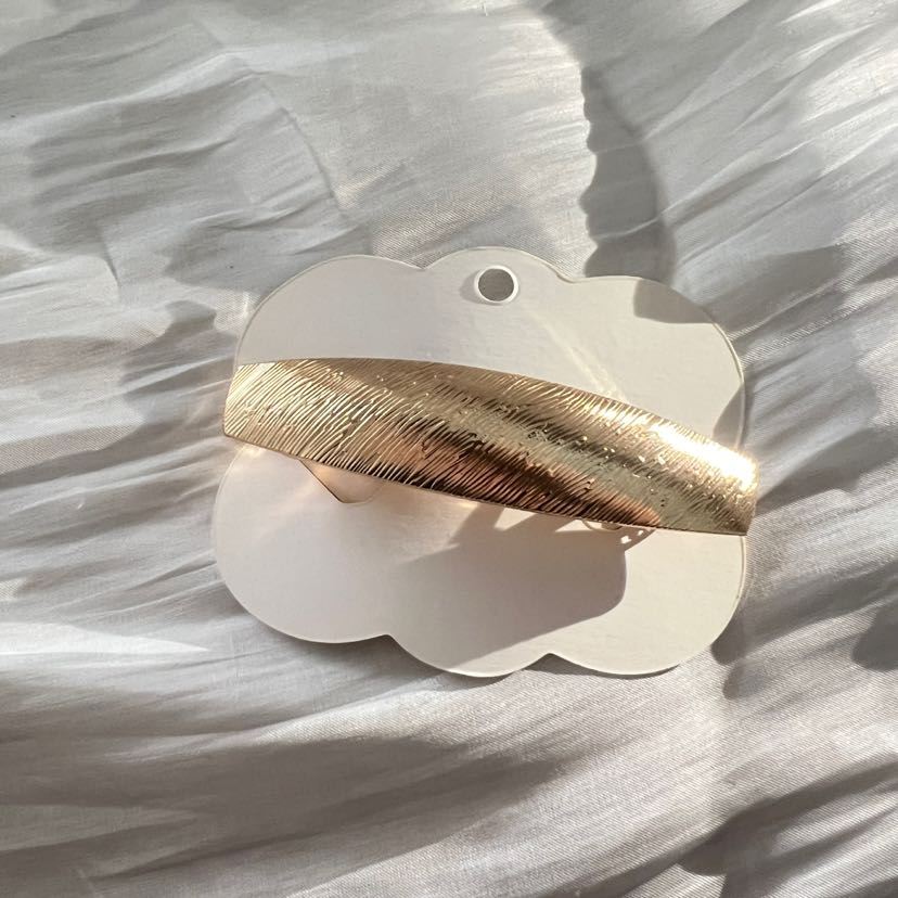 爆款法式高质量弹簧夹百搭几何蝴蝶结甜美气质金属发夹马尾夹头饰详情12