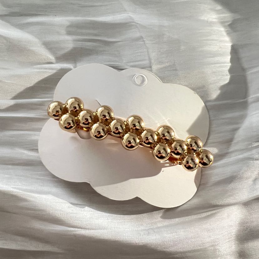 爆款法式高质量弹簧夹百搭几何蝴蝶结甜美气质金属发夹马尾夹头饰详情15