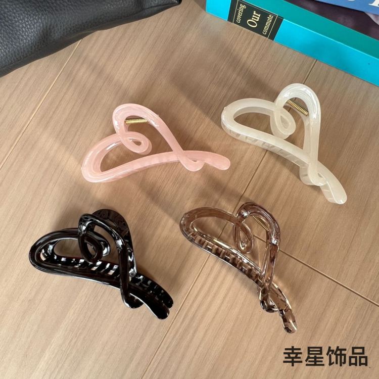 High-end and elegant hairpin at the back of the head, wavy hair clip, a new type of shark clip headwear and hair accessory that is popular among Internet celebrities Specification image