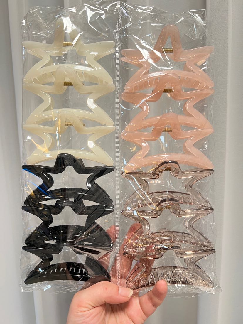 High-end and elegant hairpin at the back of the head, wavy hair clip, a new type of shark clip headwear and hair accessory that is popular among Internet celebrities pic 16