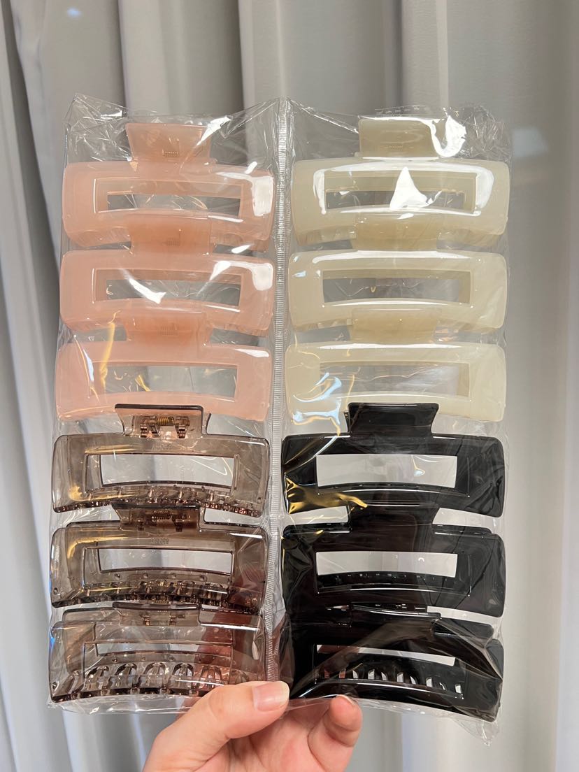 High-end and elegant hairpin at the back of the head, wavy hair clip, a new type of shark clip headwear and hair accessory that is popular among Internet celebrities pic 18