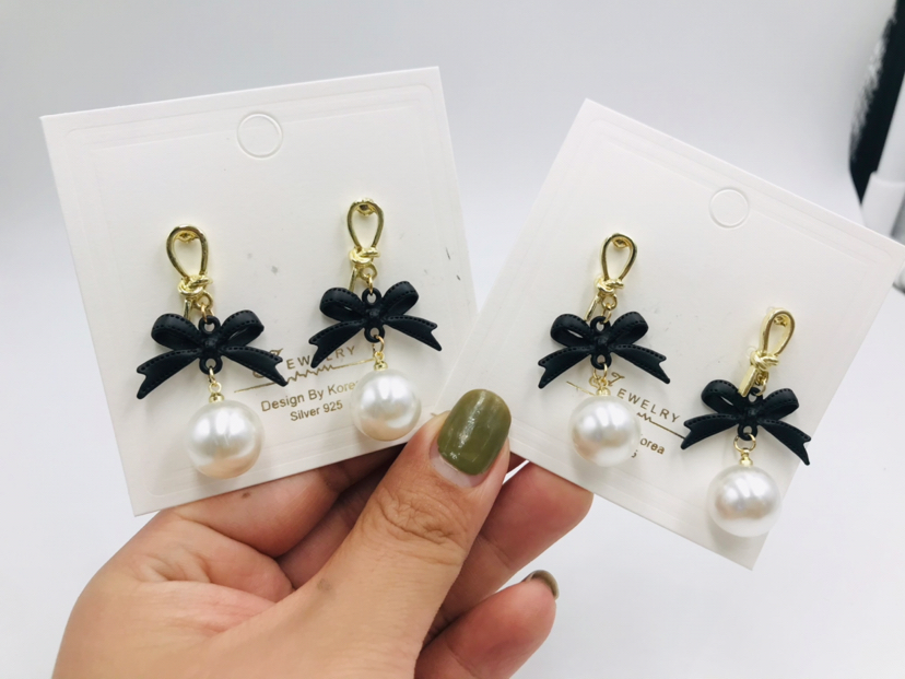 s925银针时尚耳钉耳环小香风毛球吊坠耳针韩版气质耳钉耳饰饰品详情2