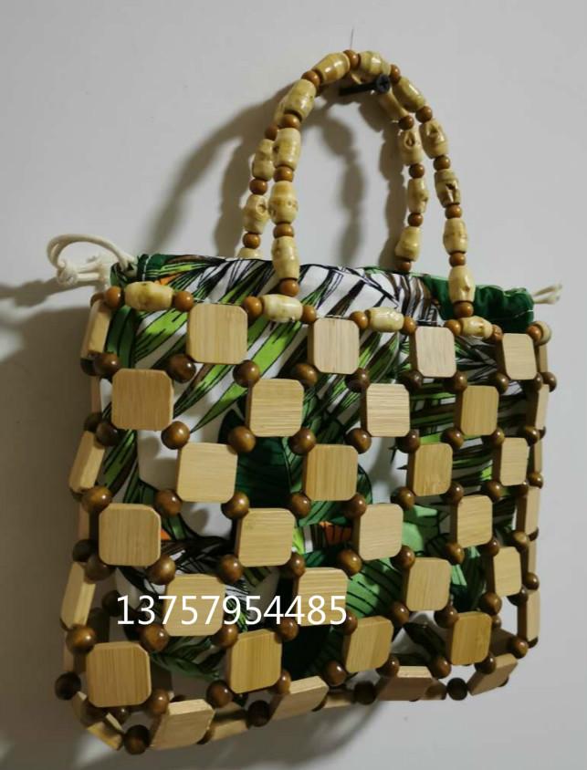 竹编复古手提包 日式包竹编包 竹包 茶包 茶道收纳包手工产品图