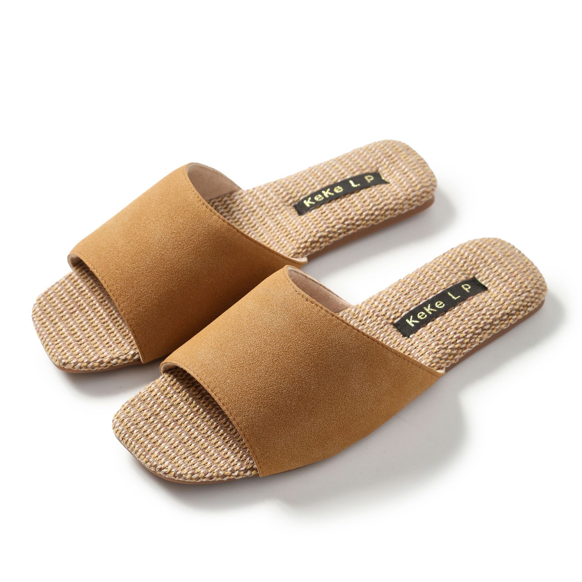 Keke Liangpin Summer anti-slip linen Slippers for Women, indoor couple home, four-season slippers, soft-soled floor cooling slippers for women Application Scenario