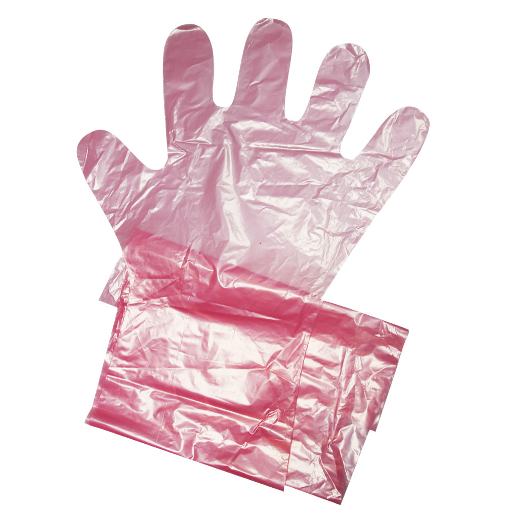 Disposable long-arm gloves for animals, thickened and lengthened for midwifery of cattle, sheep and pigs, and gloves for veterinary insemination, mating, examination and delivery Application Scenario