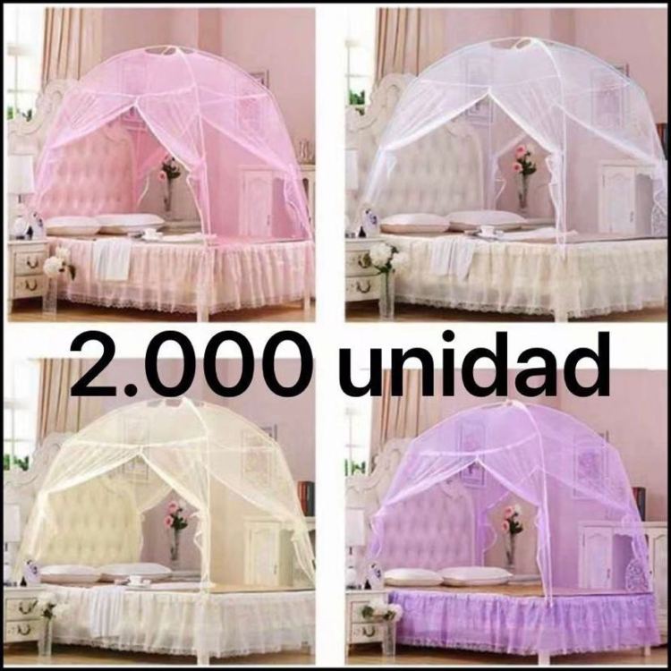 Yurt Mosquito net, no installation of steel wire, bottom or bottom folding single and double door magic mosquito net mosquito net mosquito net details Picture
