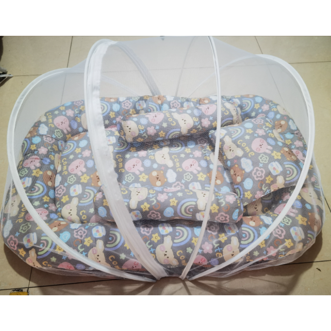 No installation required, foldable baby mosquito net cover, baby anti-drop mosquito net cover, baby bb, newborn baby bed mosquito net Specification image