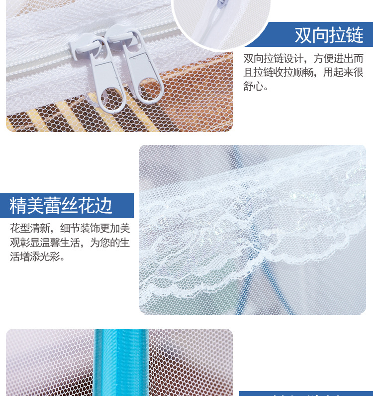 Large-space yurts are encrypted and do not require the installation of double-door mosquito nets pic 2