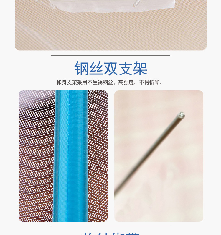 Large-space yurts are encrypted and do not require the installation of double-door mosquito nets pic 1