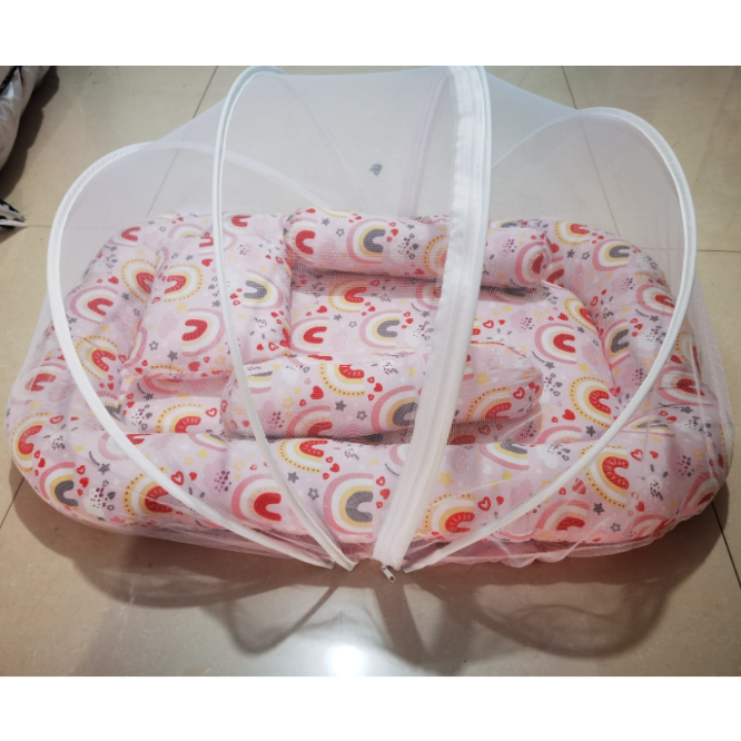 免安装可折叠婴儿蚊帐罩宝宝防摔蚊罩小孩bb新生儿童床蚊帐