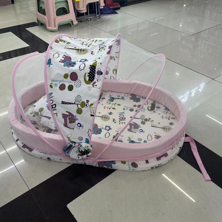 Infant and toddler mosquito nets 2025, fashionable Shangpu Wenzhang, baby mosquito repellent, children's bed nets, mosquito repellent covers, baby mosquito nets, bedding products details Picture