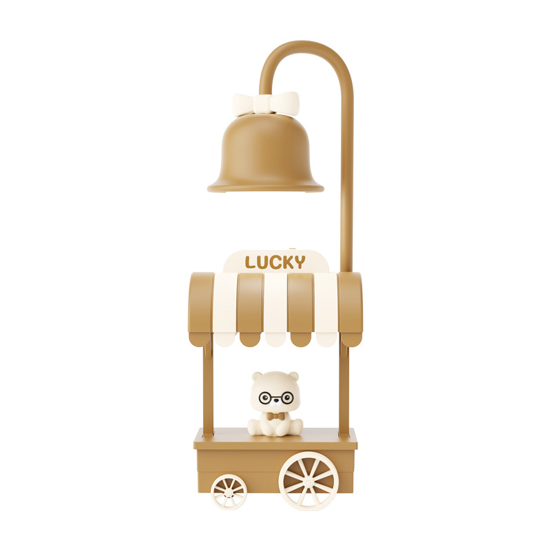 Cartoon bear desk lamp, rechargeable hose, adjustable Angle, children's bedside eye-protecting night light, display gift, cross-border Application Scenario