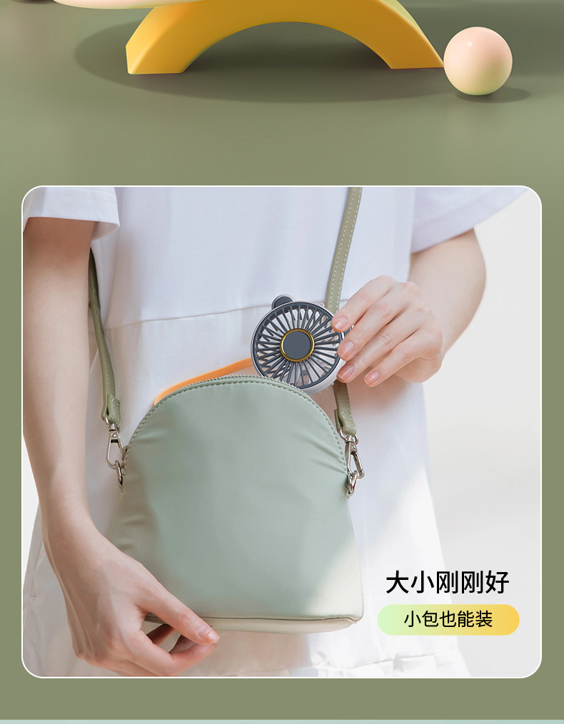 New cartoon handheld mini fan UBS charging power Summer Play office portable handheld fan wholesale gift pic 7