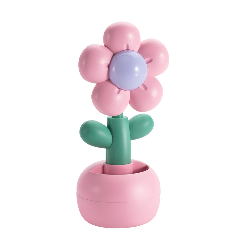 New ins flower night light, creative desktop storage desk lamp, bedside lamp, birthday gift, customizable gift Application Scenario