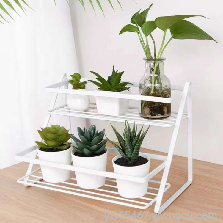 Q35-JL-049 ironwork storage: Kitchen stepped desktop shelf, bathroom cosmetics double-layer and multi-layer shelf Item Picture