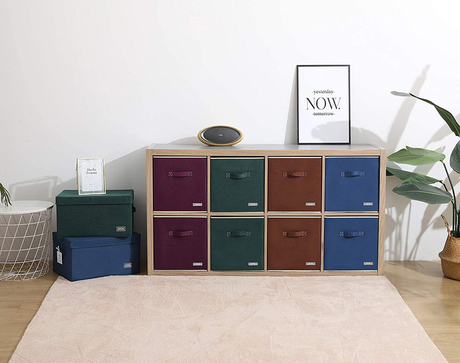 Kalek cabinet Cotton, linen and fabric storage box, foldable clothing storage box, office toy and miscellaneous storage box details Picture