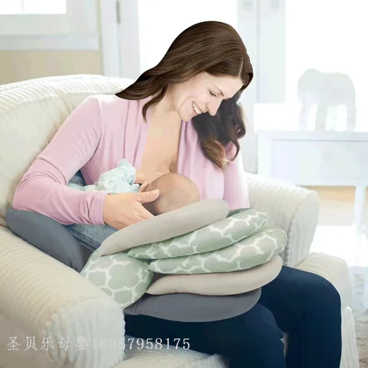 新生儿哺乳枕 多功能护腰抱枕 婴儿喂奶枕细节图