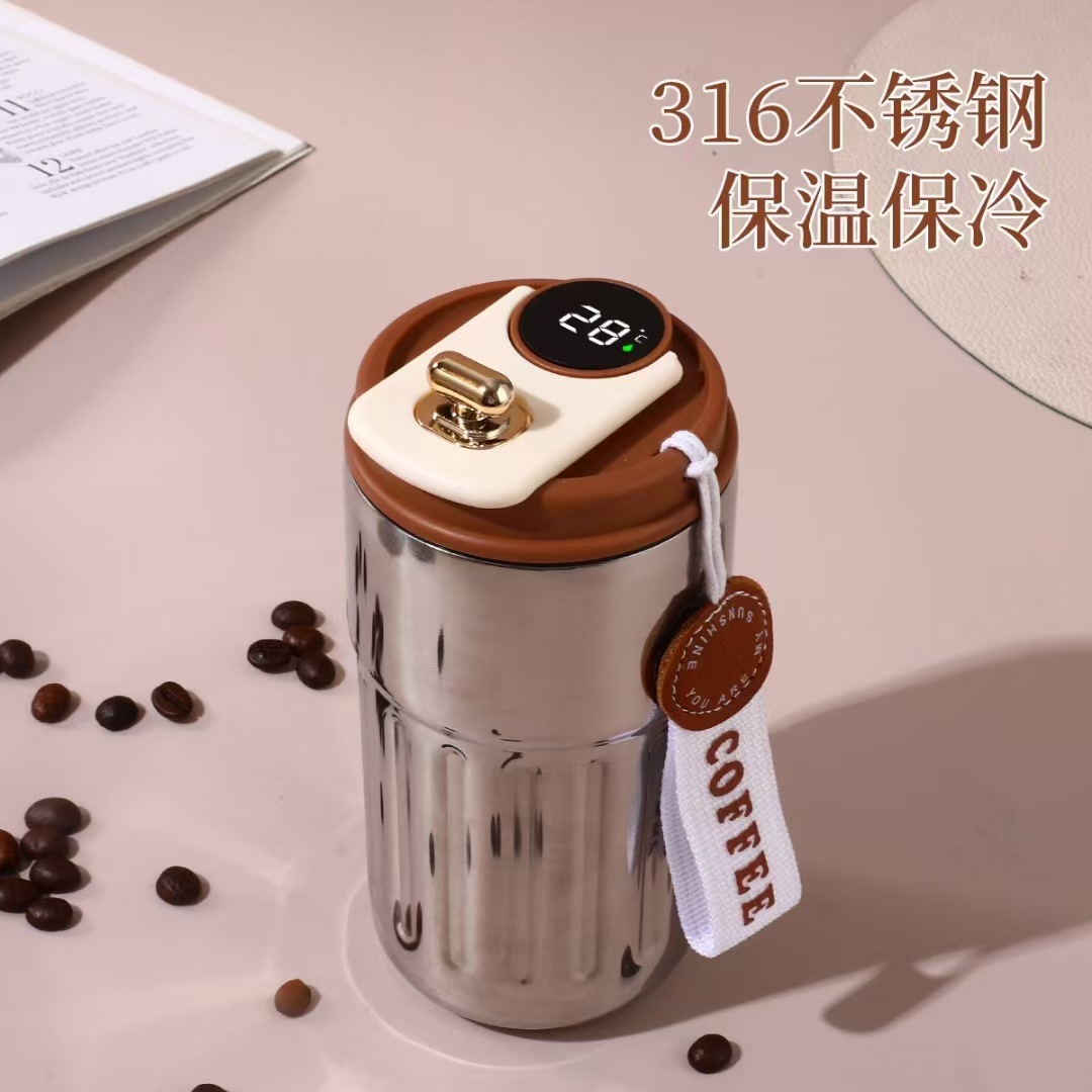 316不锈钢保温杯双层真空保温咖啡杯随行水杯女高颜值便携车载杯详情2