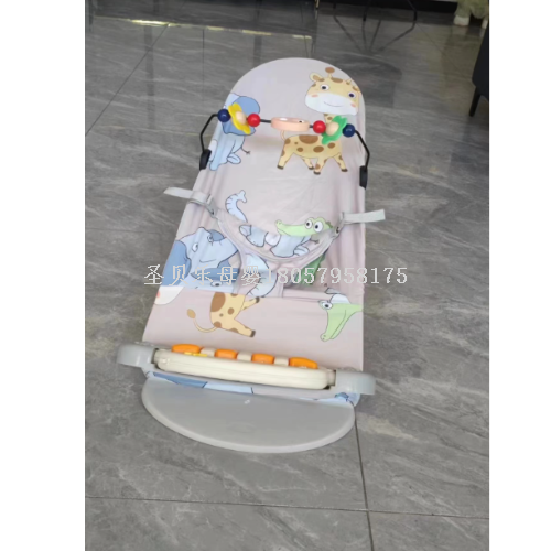 脚踏琴摇摇椅 哄娃神器 带音乐摇椅 新生儿躺椅 婴儿摇篮安抚椅细节图