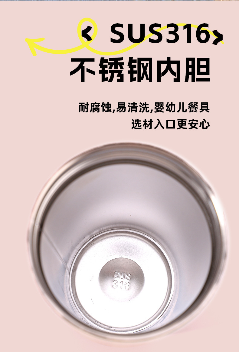 新款创意格子不锈钢冰霸保温杯带手柄吸管高颜值便携手提车载杯详情6