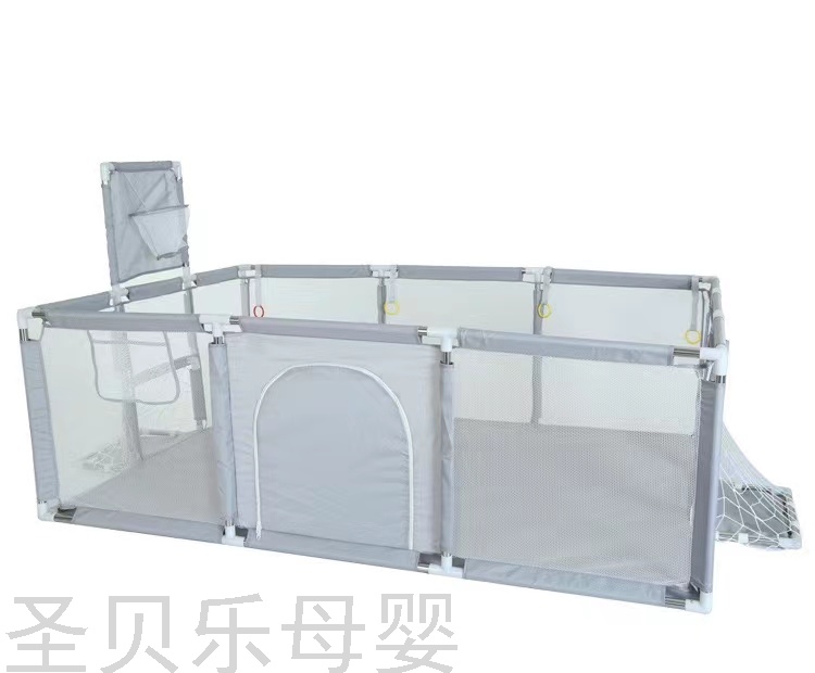 长方形儿童游戏围栏 室内游乐场  婴儿安全爬行防摔护栏 带彩盒产品图