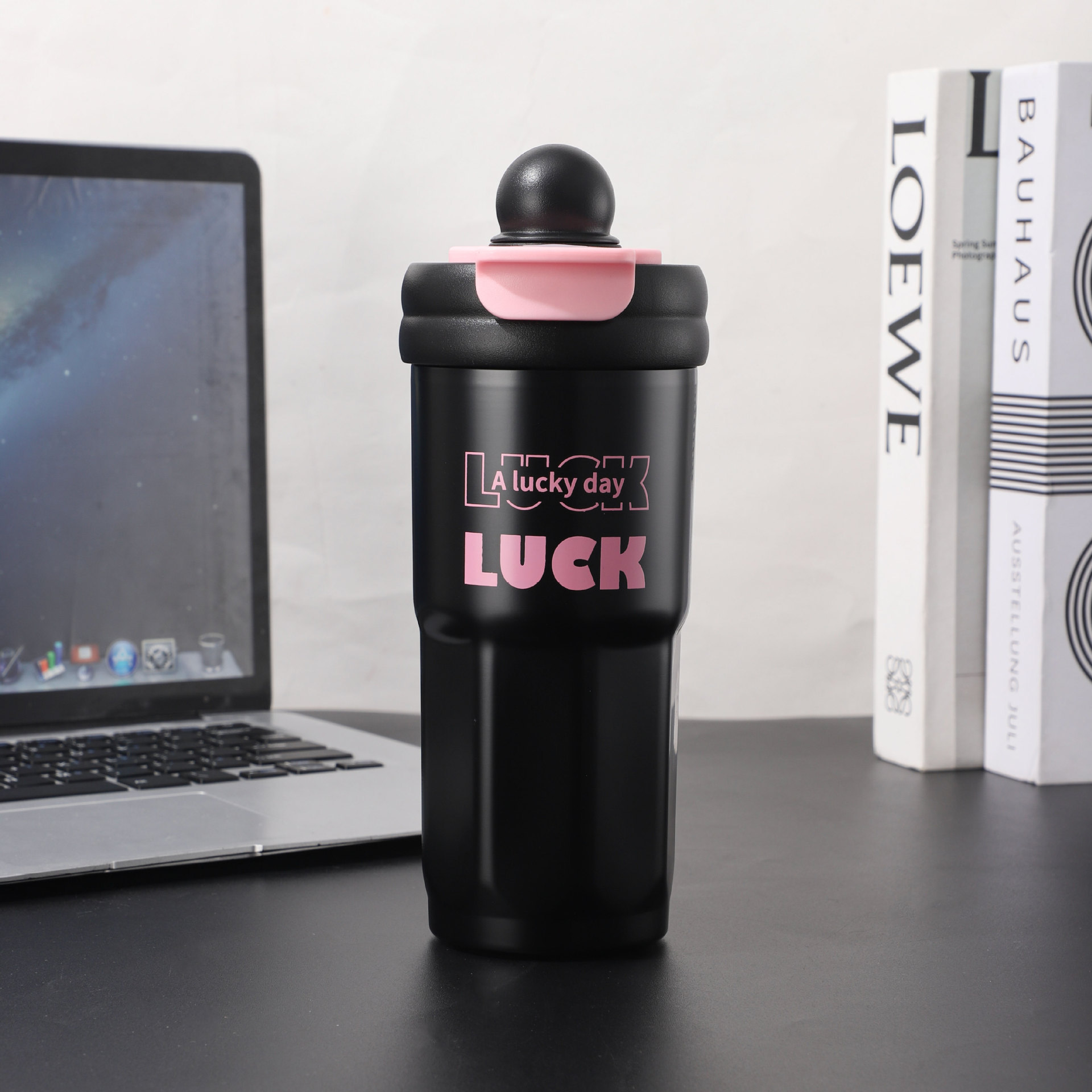 新款高颜值ins风不锈钢保温杯双饮吸管家用杯大容量男女学生水杯详情9